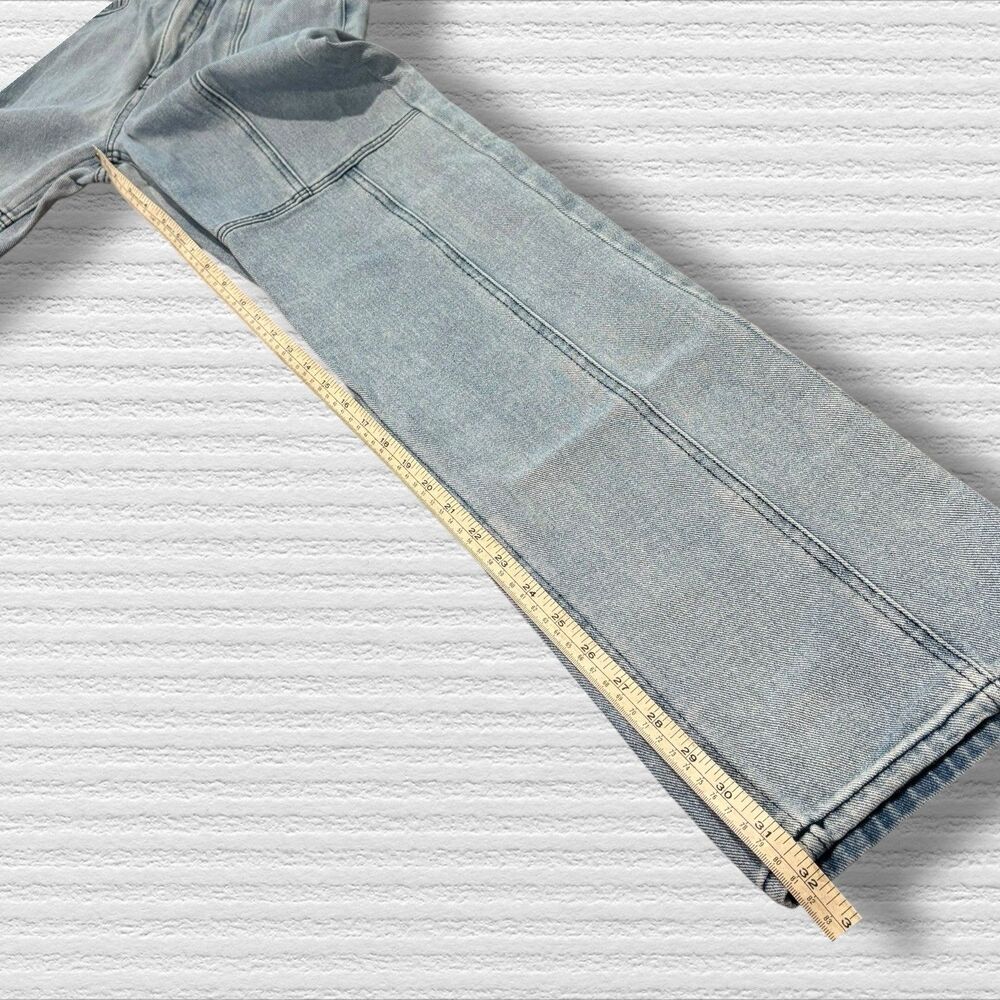 PacSun 90s Boyfriend Jeans XS Women’s Light Wash High Rise Straight Leg - Picture 3 of 10